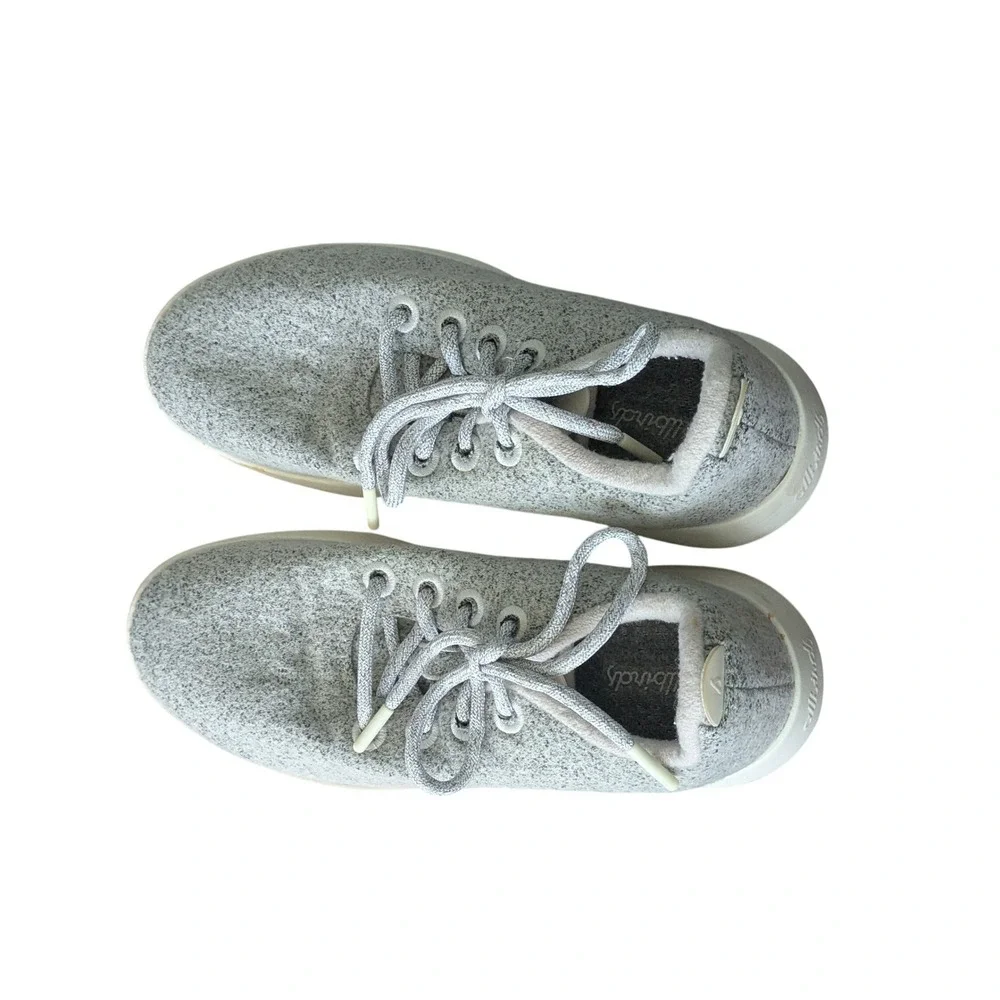 Allbirds WRMIW9 Women's Wool Sneakers‎ Size 9 Light Grey Lace Up Comfort